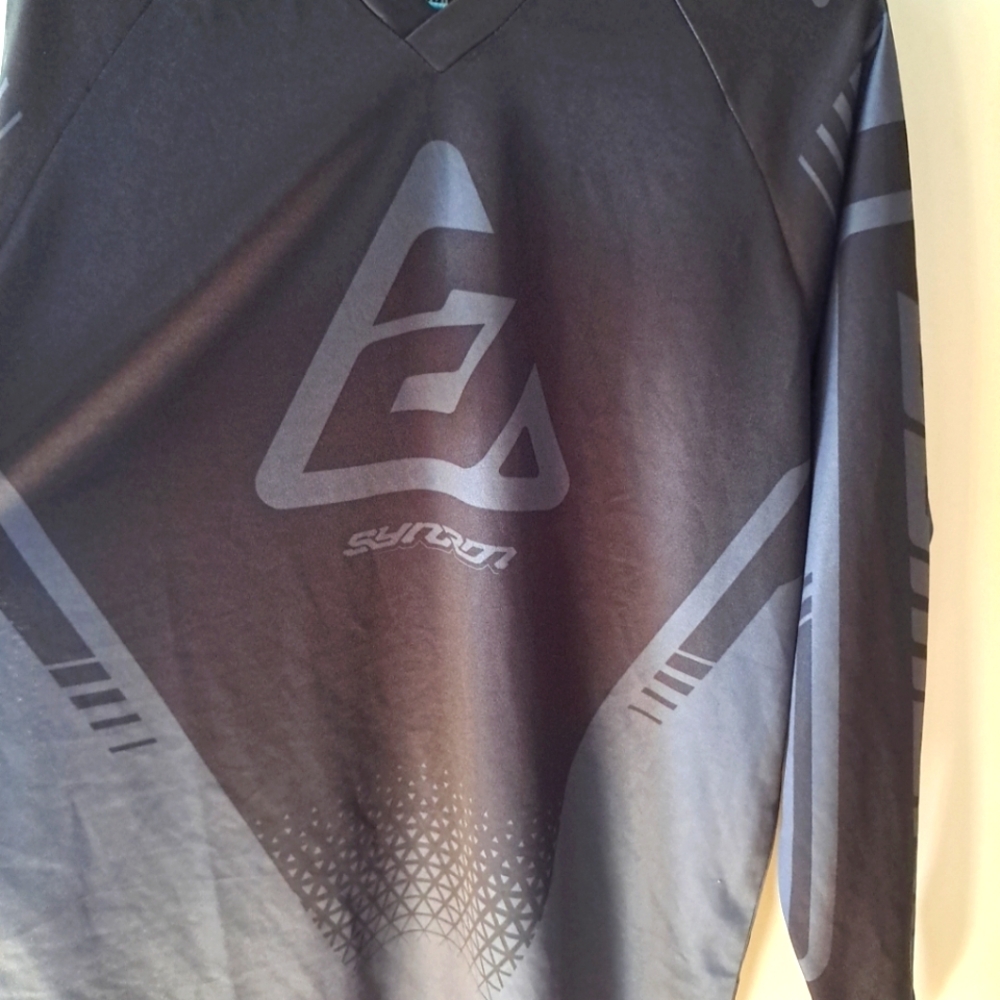 Answer Racing Syncron Draft Jersey Charcoal/Black Medium dryfit longsleeve